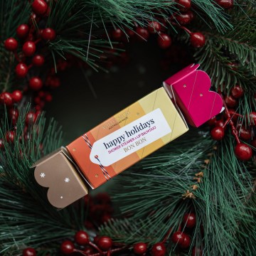 Shower Steamer x Mini Lip Balm Bon Bon | Happy Holidays Shower Steamer x Mini Lip Balm Bon Bon | Happy Holidays